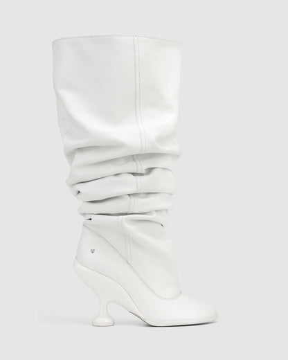 Boho Nappa Cow Leather White