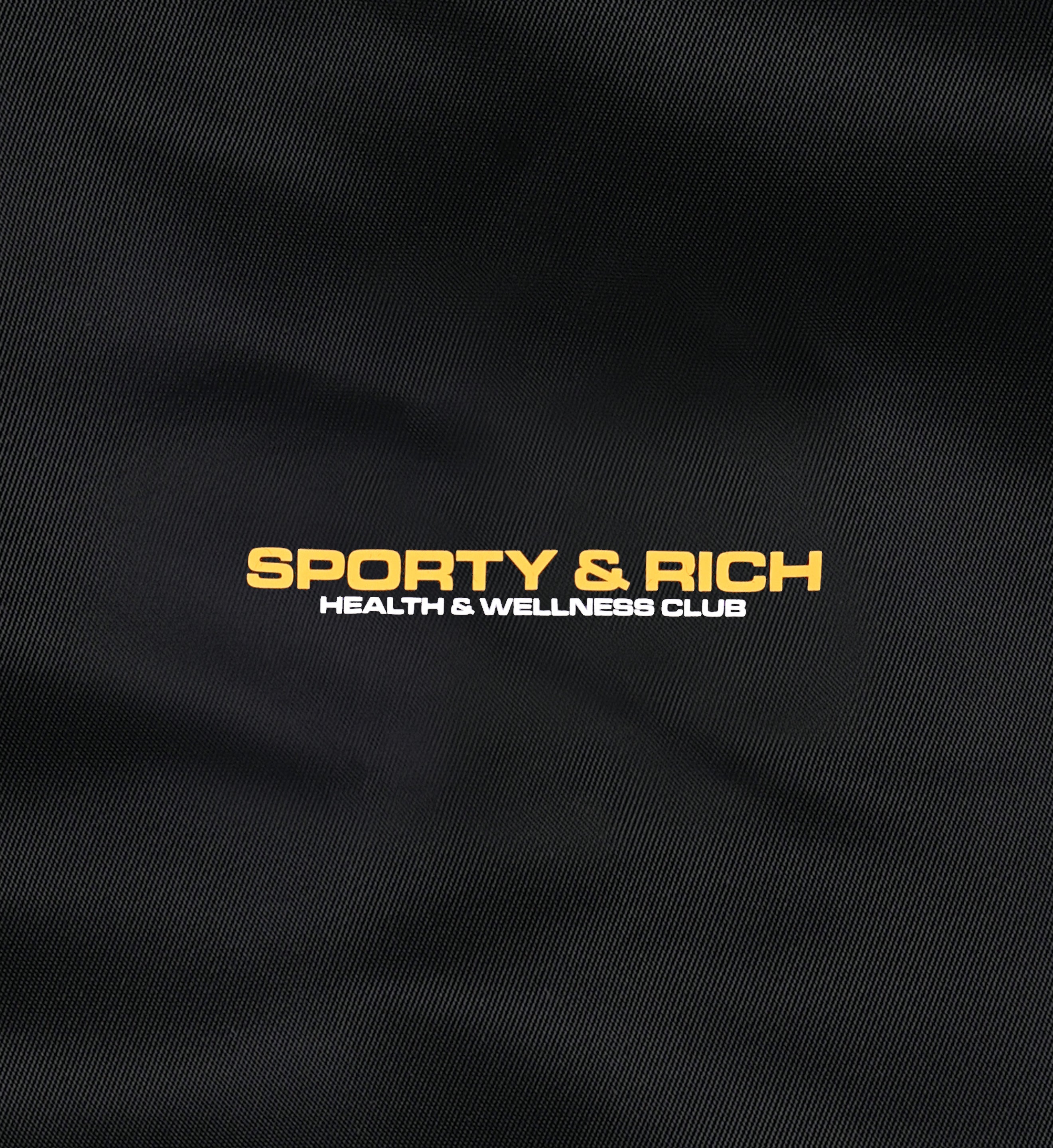 Bold Health Nylon Windbreaker - Black/Gold