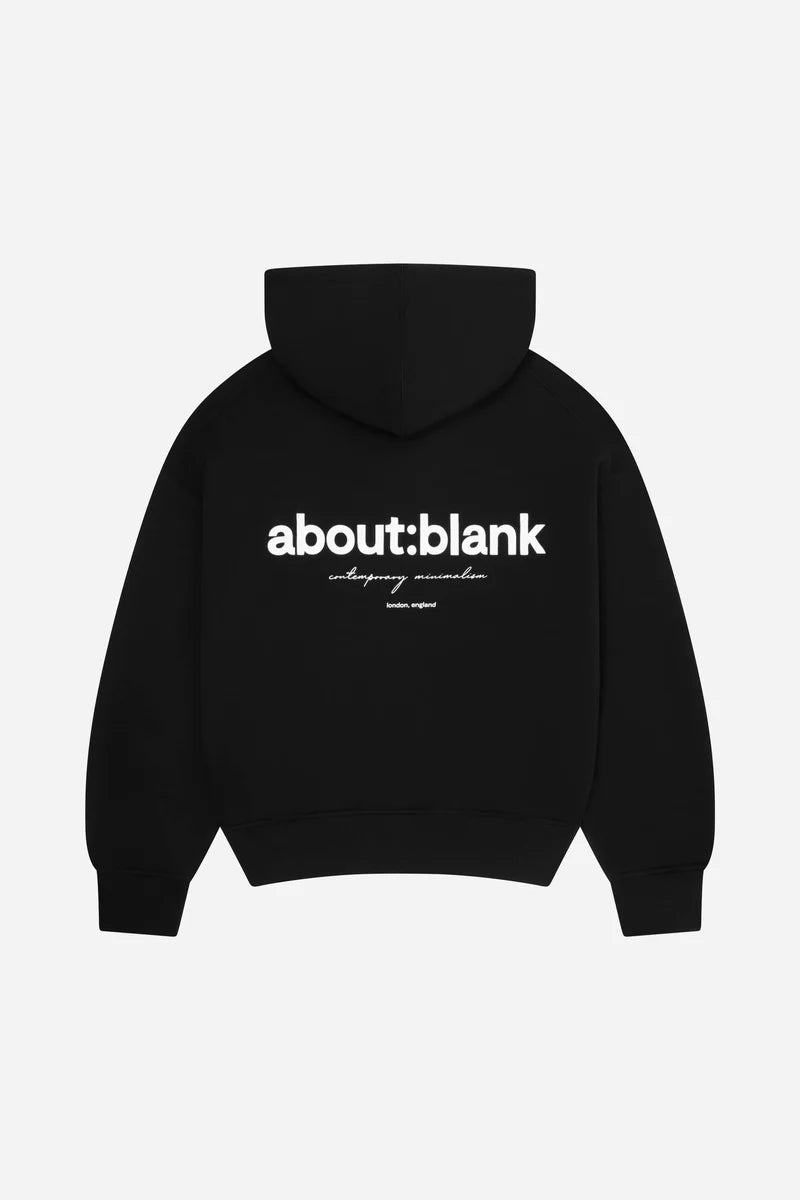Box hoodie - black