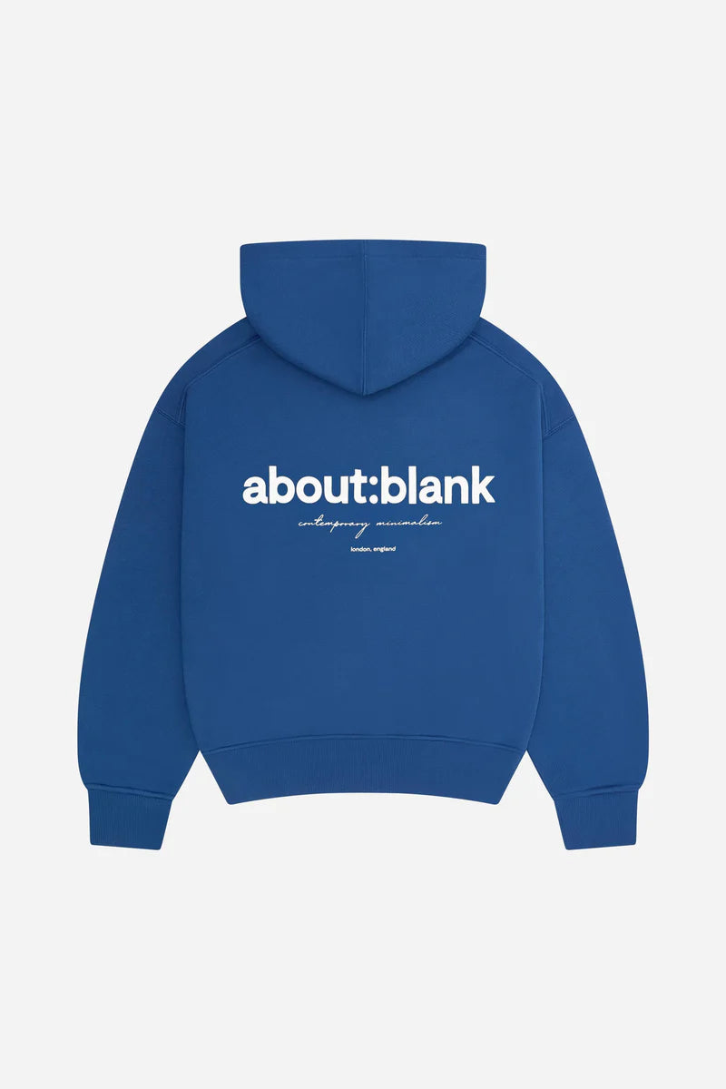 Box hoodie - estate blue
