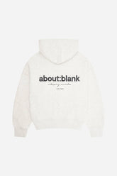 Box zip hoodie grey marl/black