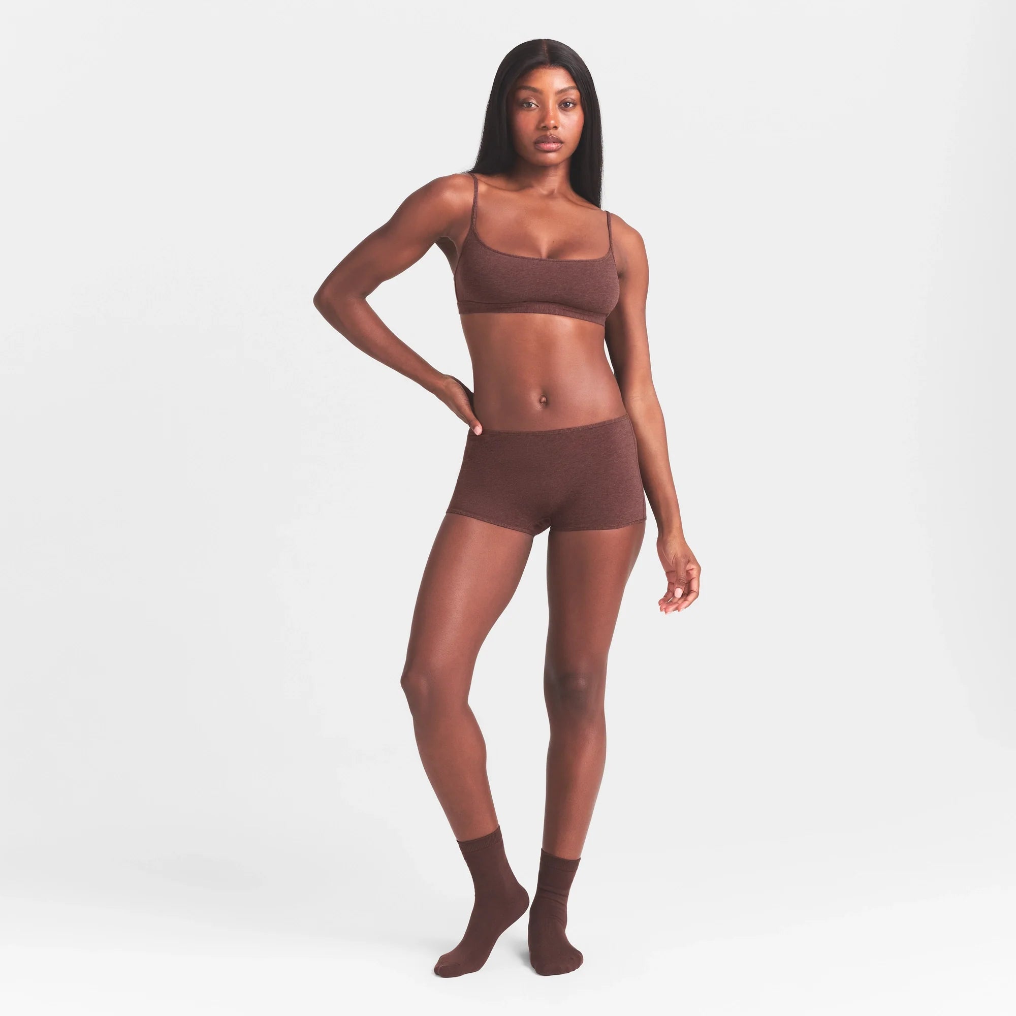 Everyday Cotton Scoop Bralette