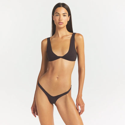 Raw Edge Micro Plunge Bralette