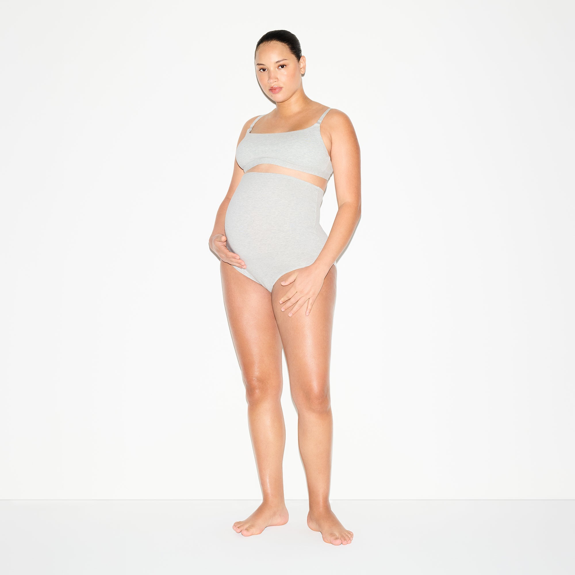 Cotton Jersey Maternity Nursing Scoop Bralette 2-pack