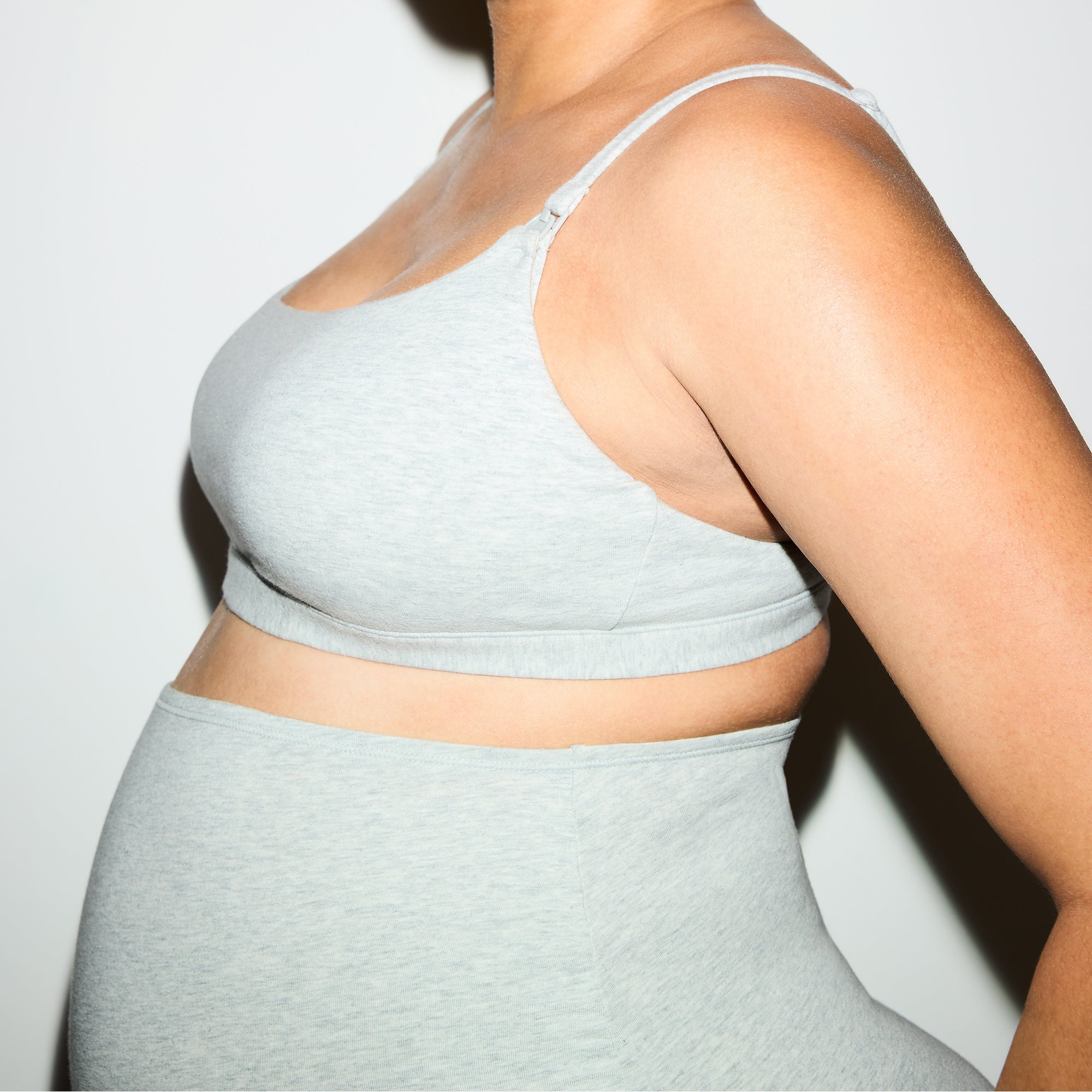 Cotton Jersey Maternity Nursing Scoop Bralette 2-pack