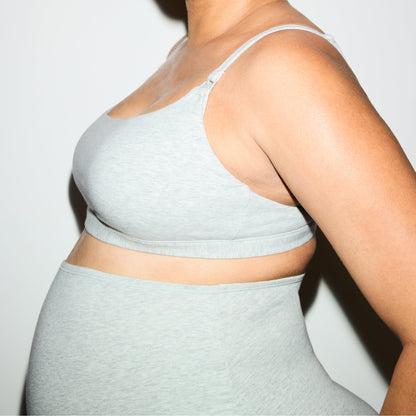 Cotton Jersey Maternity Nursing Scoop Bralette 2-pack