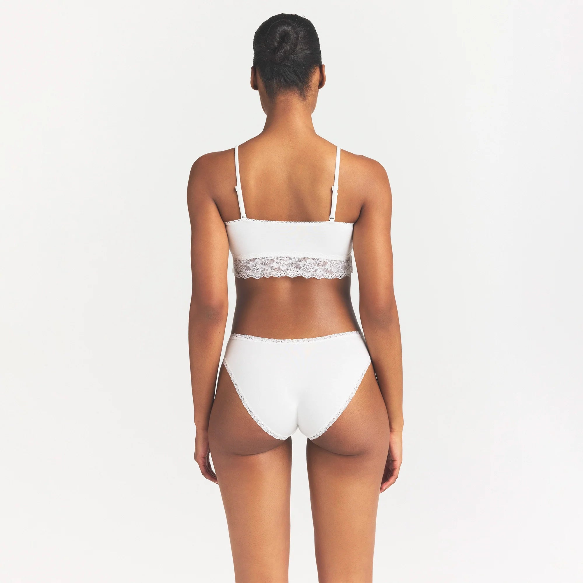 Lightweight Cotton Straight Neck Bralette