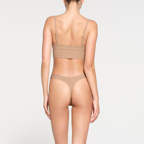 FITS EVERYBODY TRIANGLE LONGLINE BRALETTE | CLAY