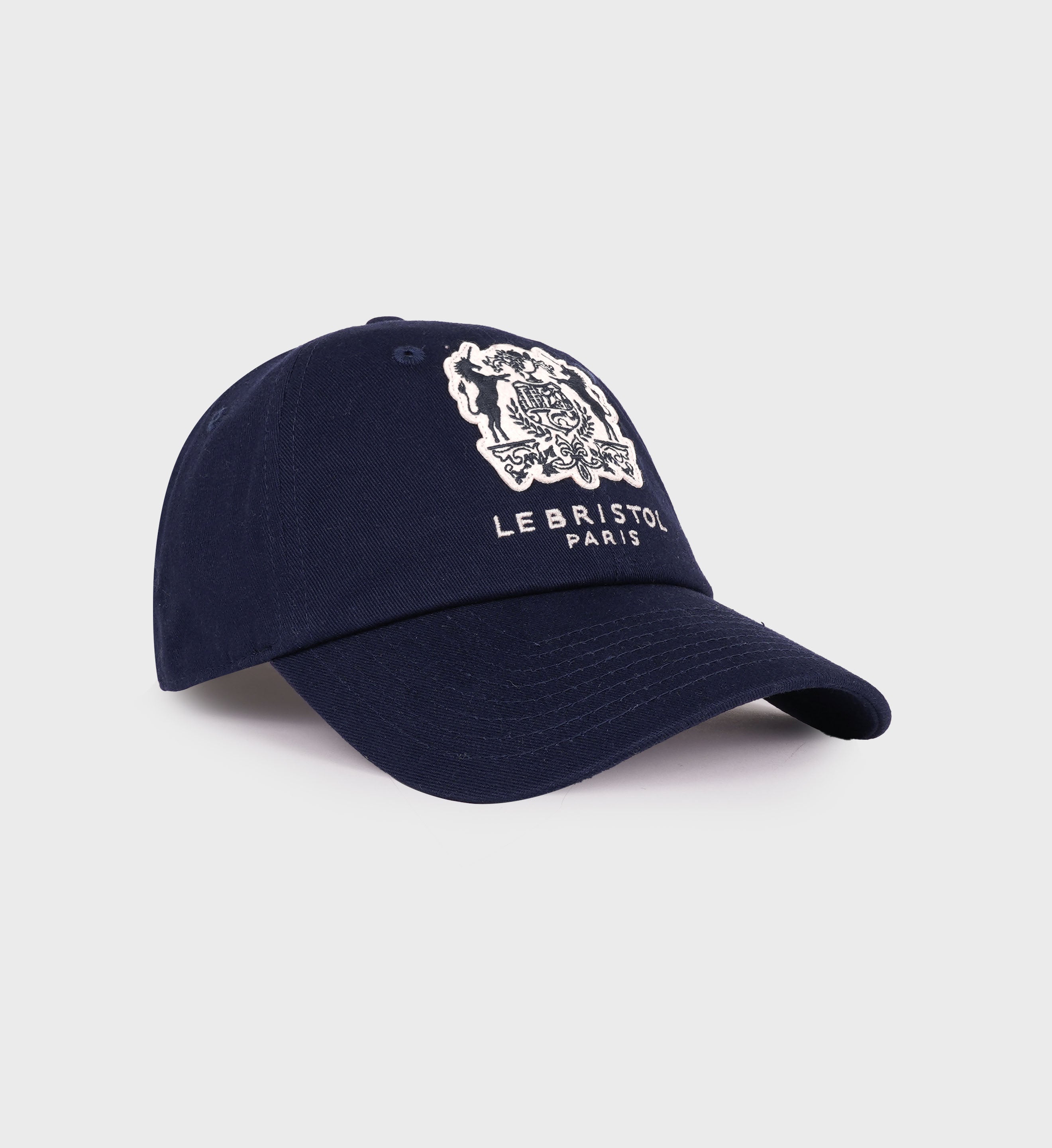 Bristol Crest Hat - Navy/Cream