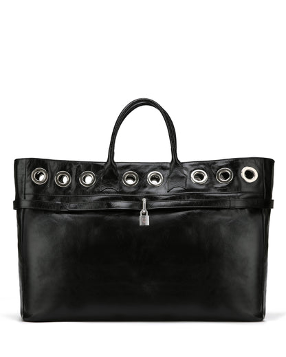 Brooklyn Black Athena Leather