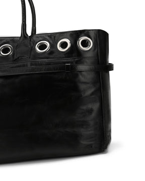 Brooklyn Black Athena Leather