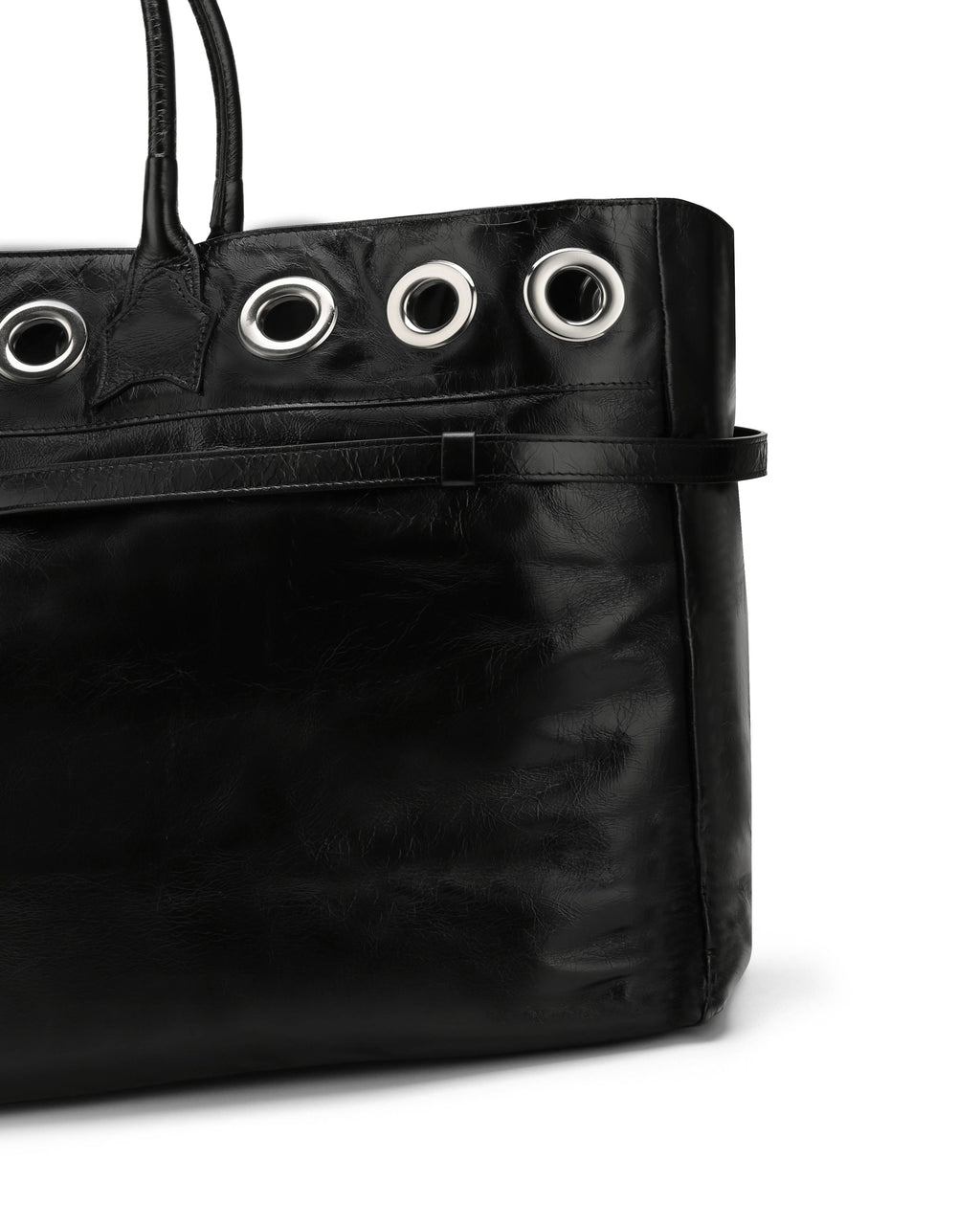 Brooklyn Black Athena Leather