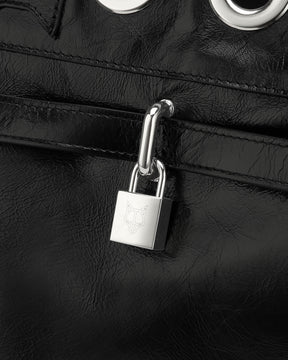 Brooklyn Black Athena Leather