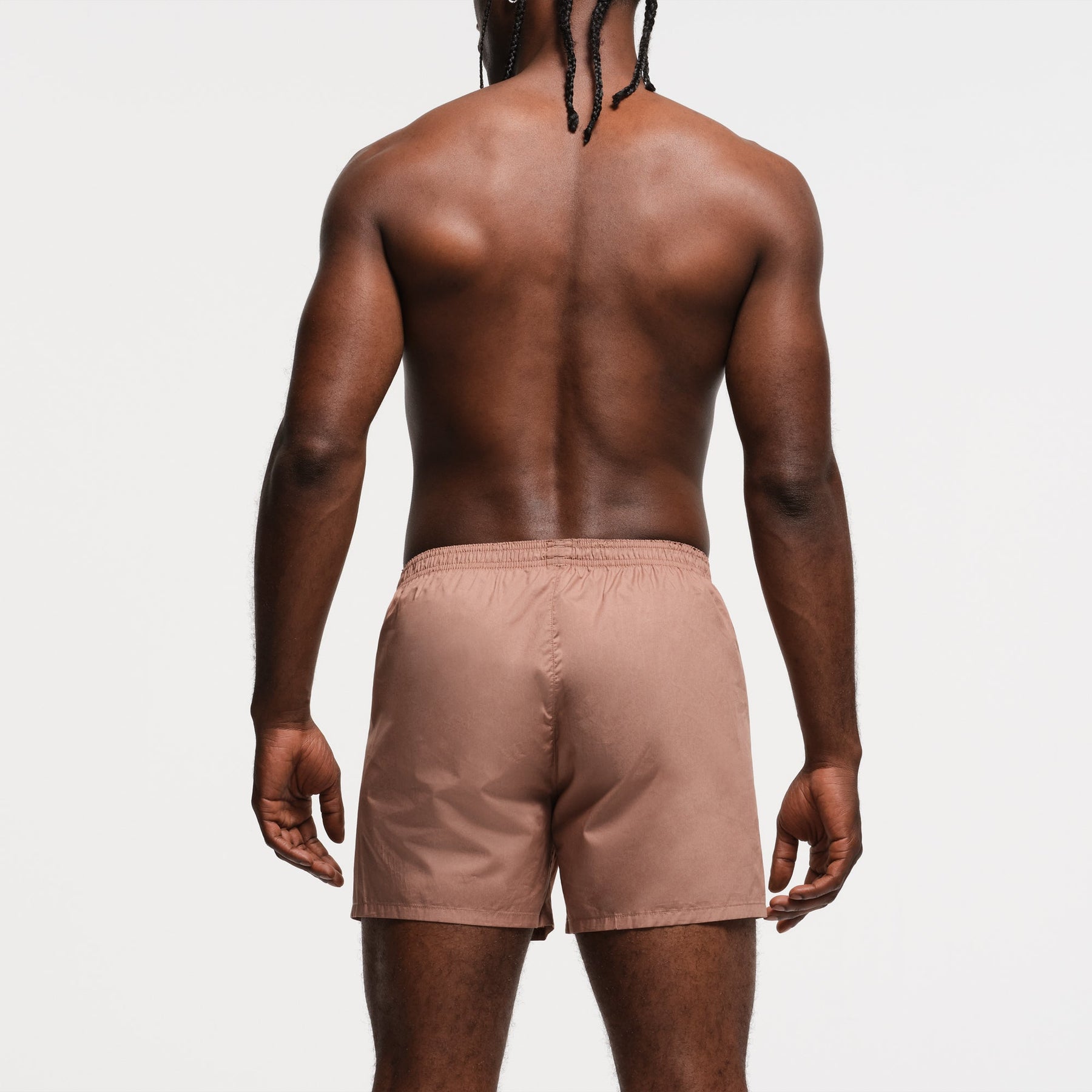 COTTON POPLIN MENS BOXER 3-PACK | UMBER MULTI