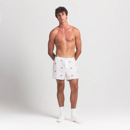 COTTON POPLIN MENS BOXER | CHALK BE MINE