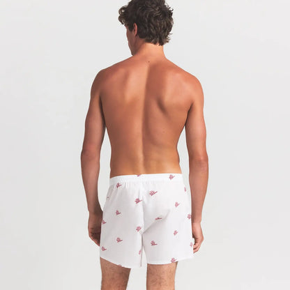 COTTON POPLIN MENS BOXER | CHALK BE MINE