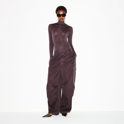 SHEER MODAL LONG SLEEVE TURTLENECK BODYSUIT | PHOENIX