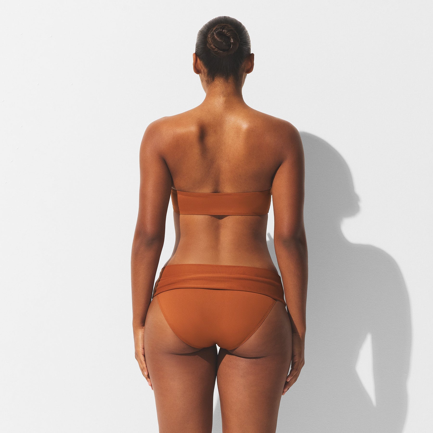 ICONIC SWIM MICRO BANDEAU BIKINI TOP | BRONZE