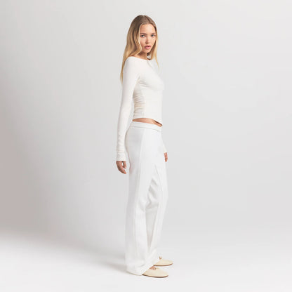 Cotton Fleece Slim Pant