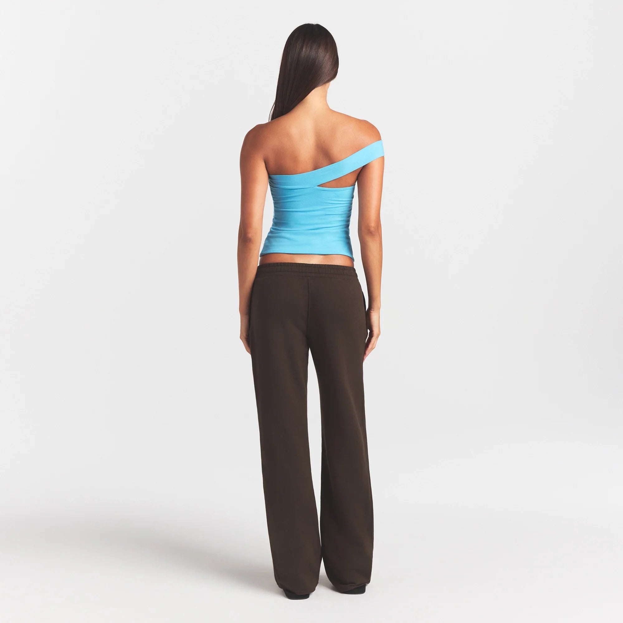 French Terry Straight Leg Pant