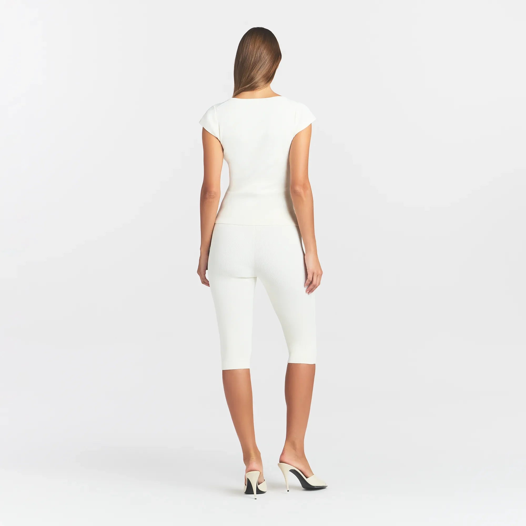 Refined Knit Capri