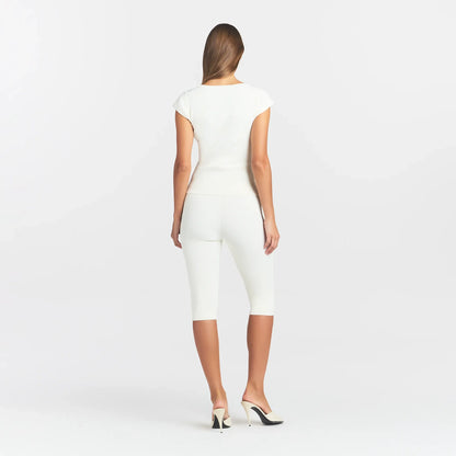 Refined Knit Capri