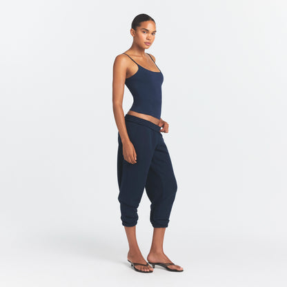 Drapey French Terry Cropped Jogger