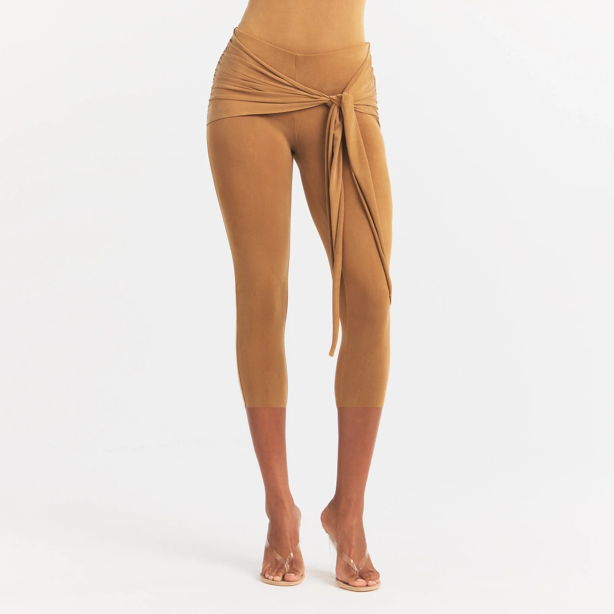 Cupro Jersey Wrap Capri