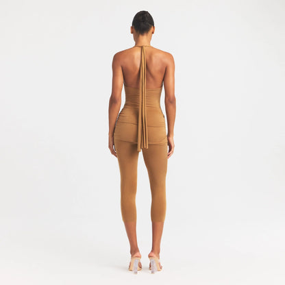 Cupro Jersey Wrap Capri