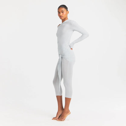 Cupro Jersey Wrap Capri