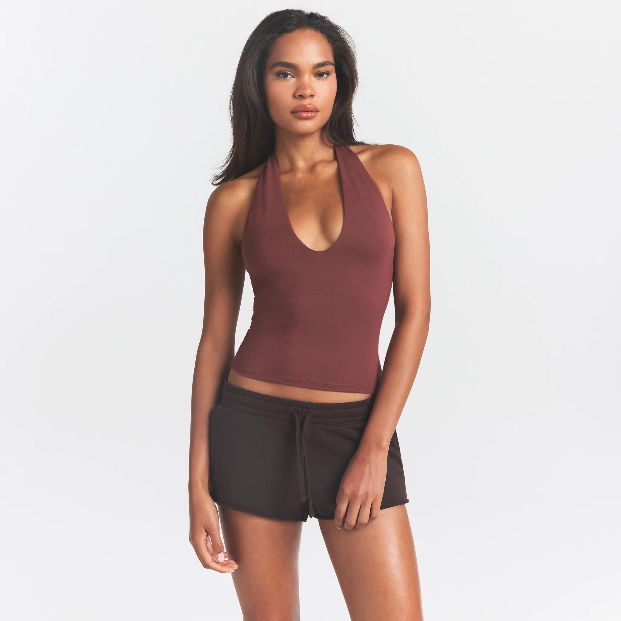 French Terry Raw Edge Short