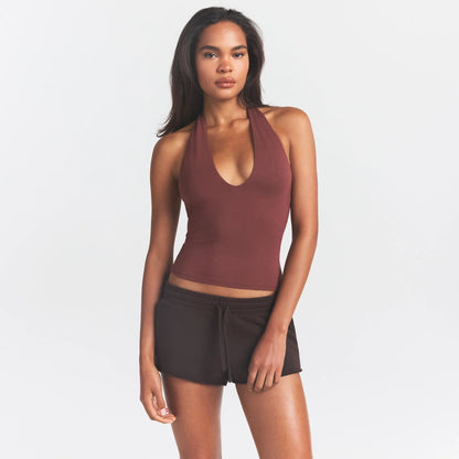 French Terry Raw Edge Short
