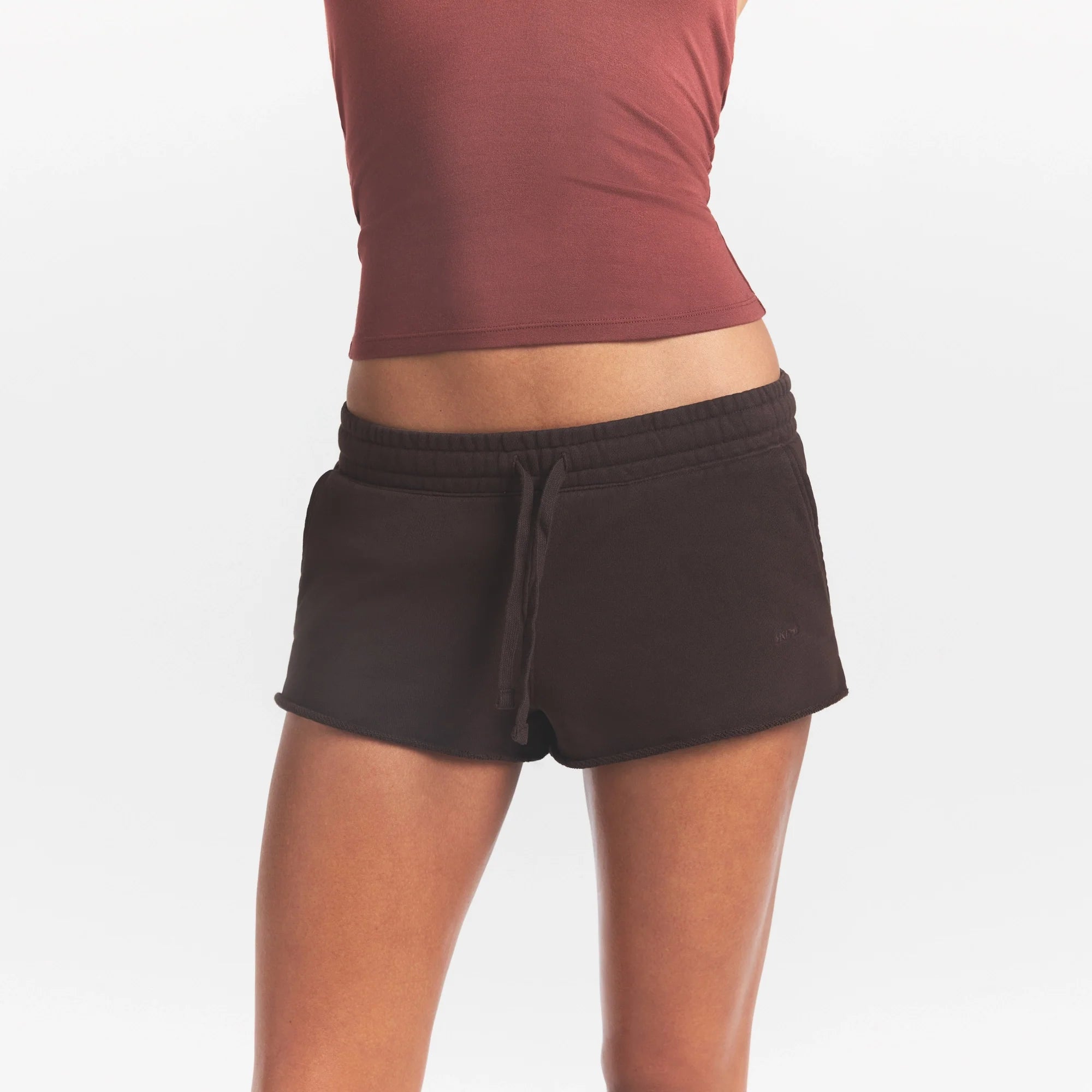 French Terry Raw Edge Short
