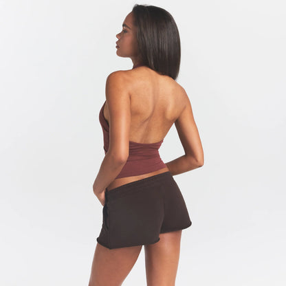 French Terry Raw Edge Short