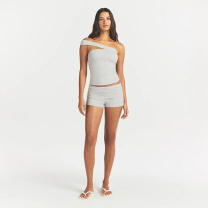 Cotton Jersey Foldover Short