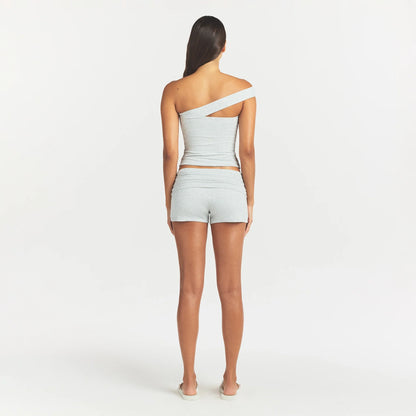 Cotton Jersey Foldover Short