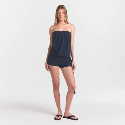Cotton Jersey Foldover Short
