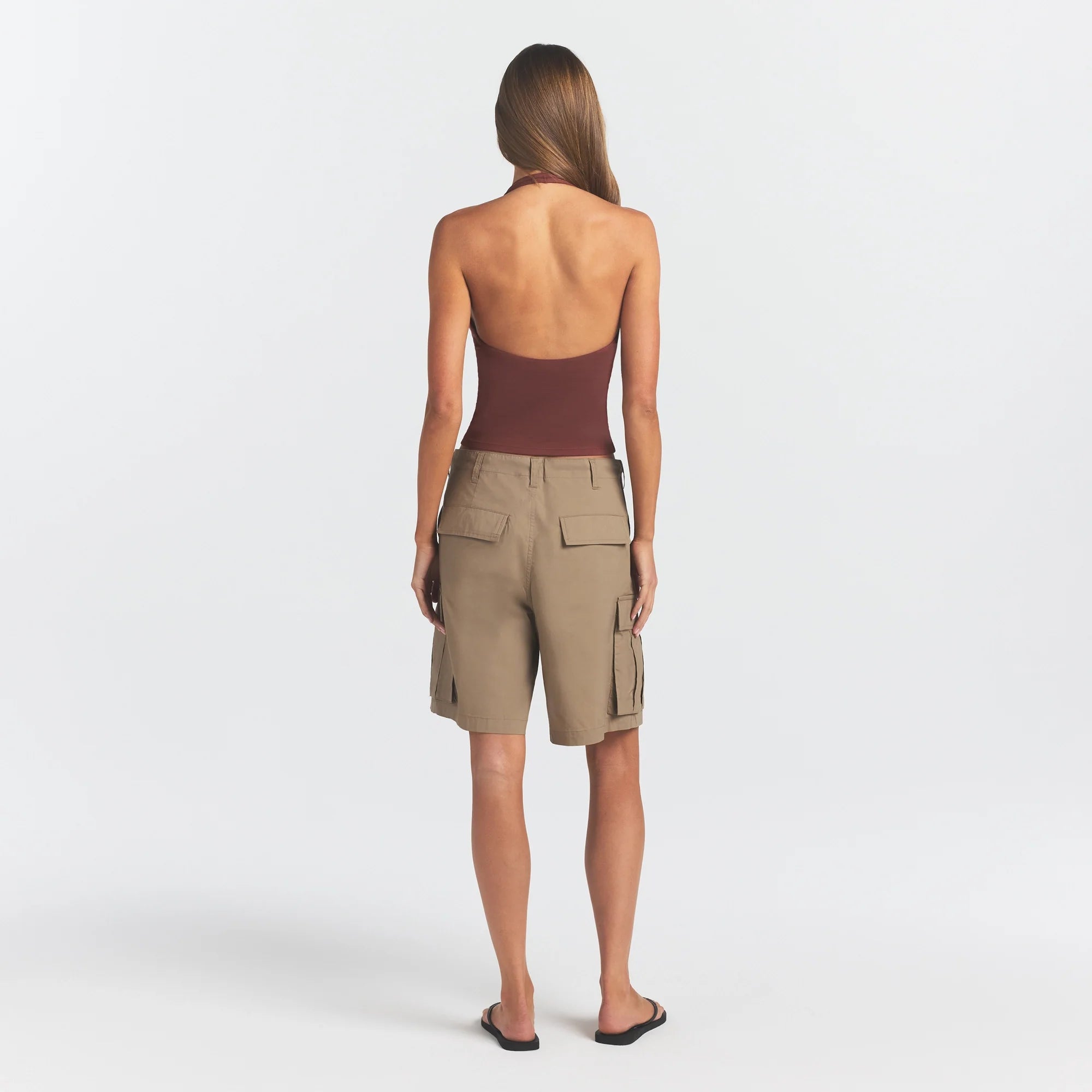 Woven Cotton Oversized Cargo Short