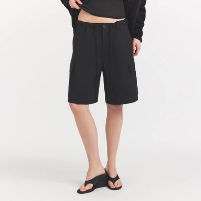 Woven Cotton Oversized Cargo Short