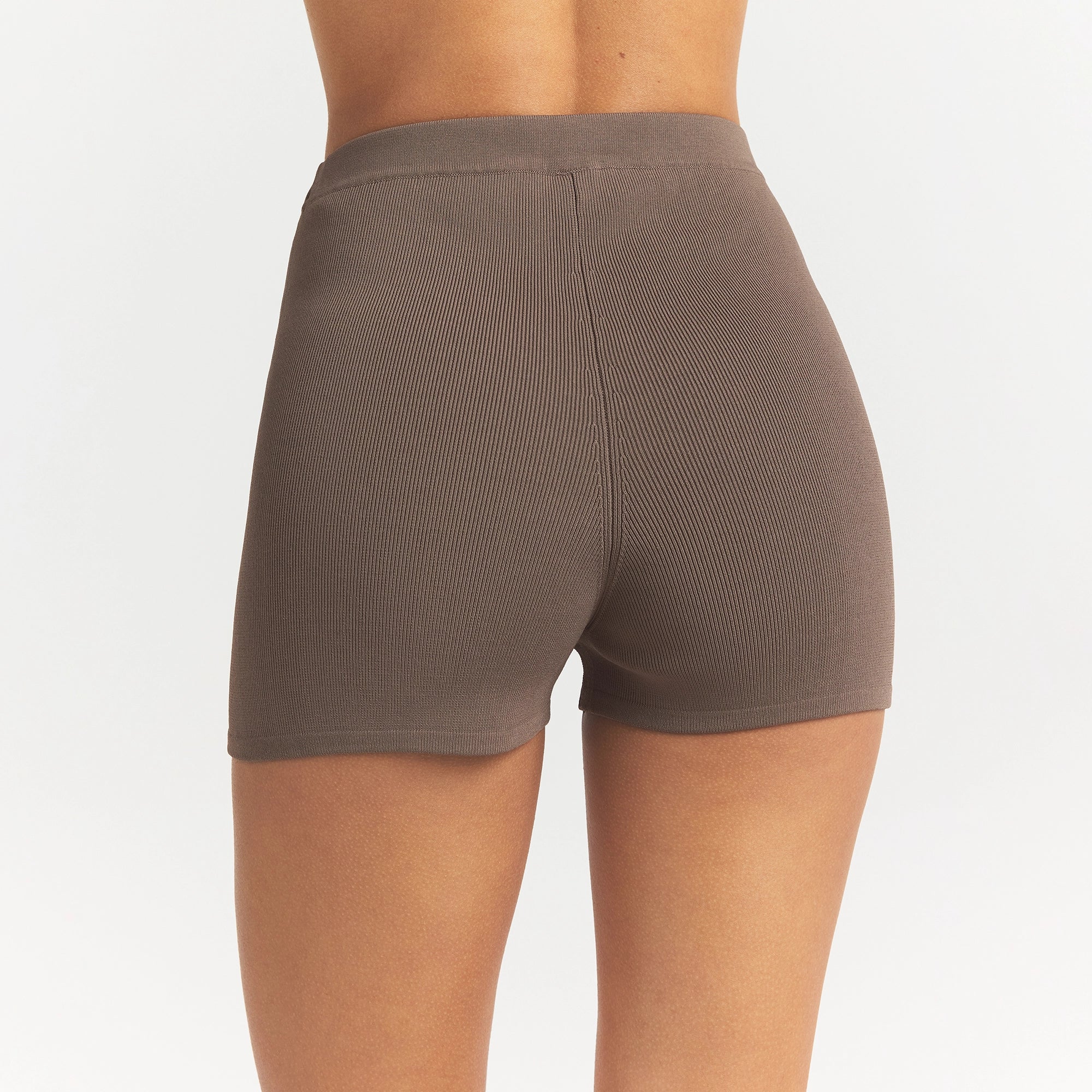 Refined Knit High-waisted Short