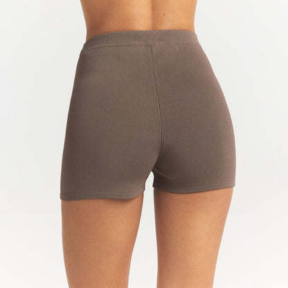 Refined Knit High-waisted Short