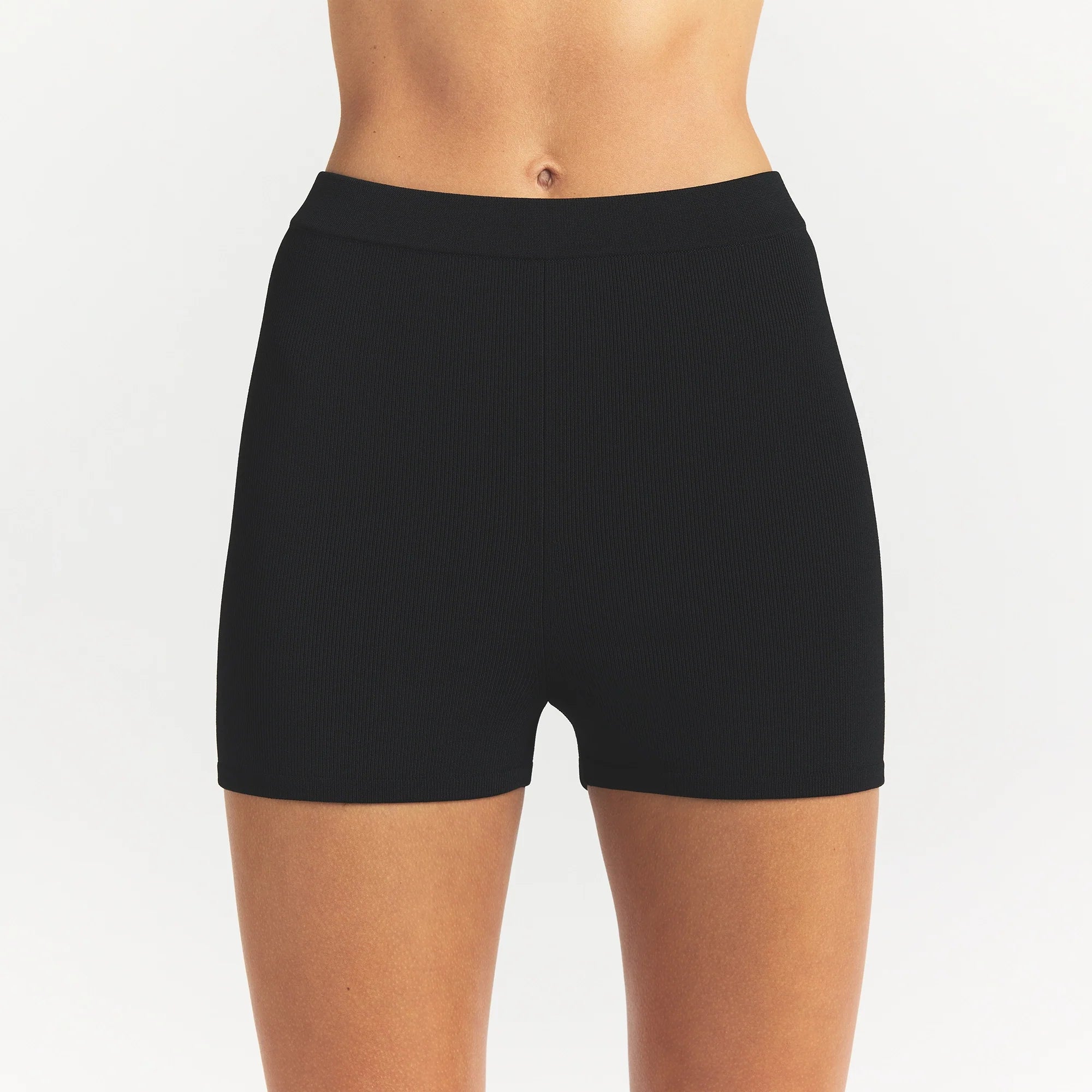 Refined Knit High-waisted Short