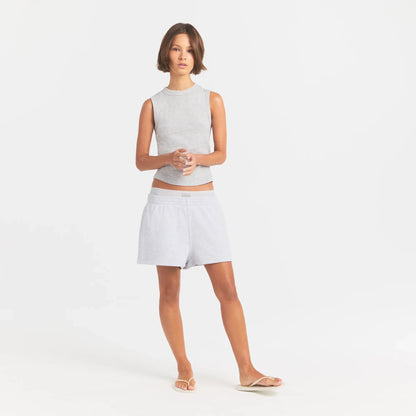 Cotton Fleece Double Waistband Short