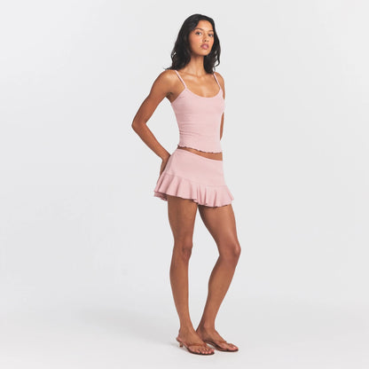 Heavy Pointelle Mini Skort