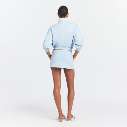Drapey French Terry Mini Skirt
