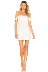 superdown Emery Off The Shoulder Dress in Ivory