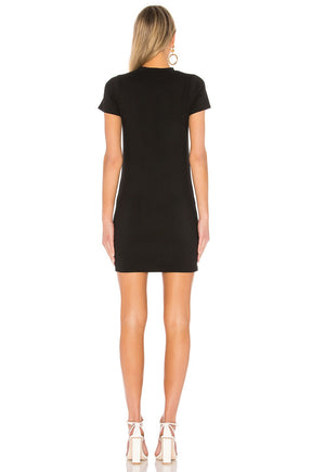 superdown Destiny Slit Dress in Black