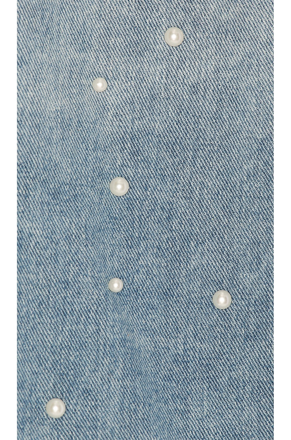 superdown Pearl Denim Jacket in Light Blue Wash