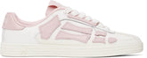 Amiri Women White & Pink Pacific Bones Sneakers