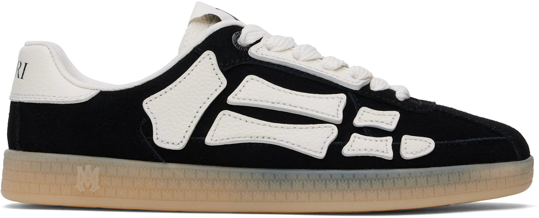 AMIRI Black & White Pacific Bones Sneakers